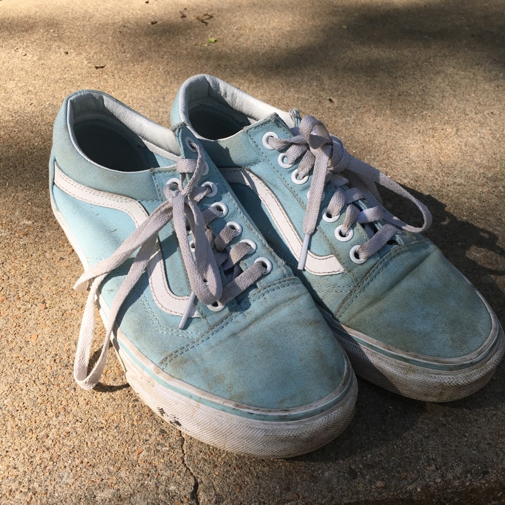 vans old skools limited release ice blue